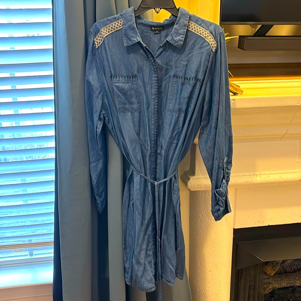 New Directions light weight blue jean dress